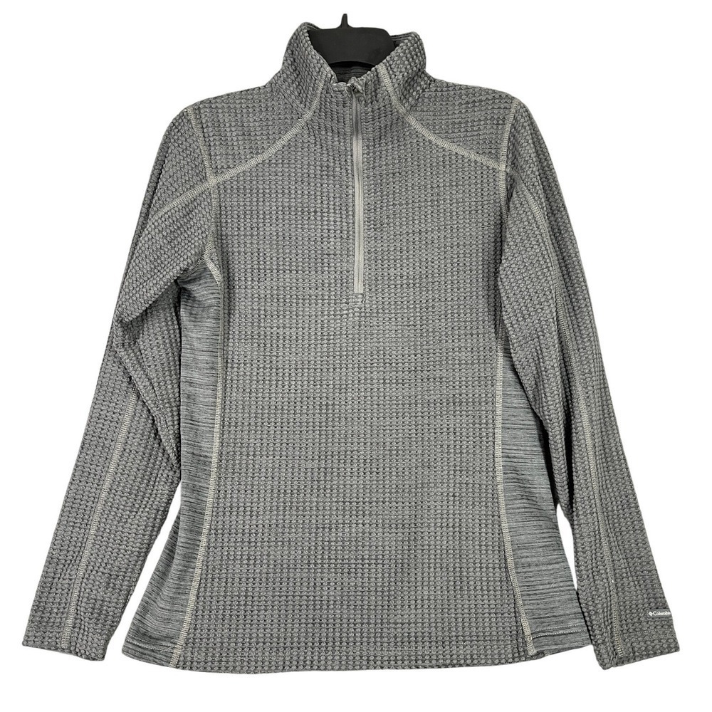 Columbia Pullover Womens S Gray 1/4 Zip‎ Adventurecore Outdoor Hiking Athletic